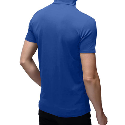 Mens Short Sleeve Turtleneck Tops