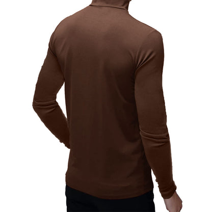 Mens Long Sleeve Turtleneck Tops