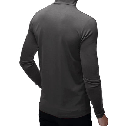 Mens Long Sleeve Turtleneck Tops