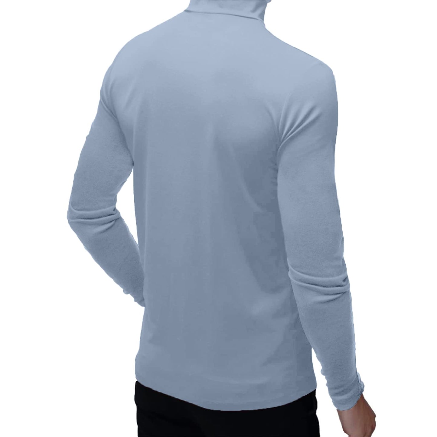 Mens Long Sleeve Turtleneck Tops