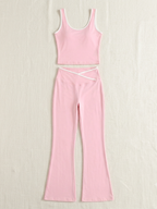 Tank Top Flare Yoga Pants Set