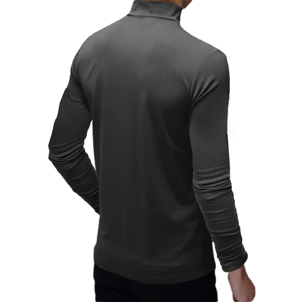 Mens Long Sleeve Turtleneck Tops