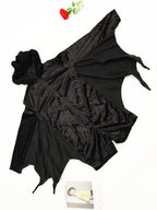 Halloween Dolman Sleeve Cozy Bat Zip Up Costume