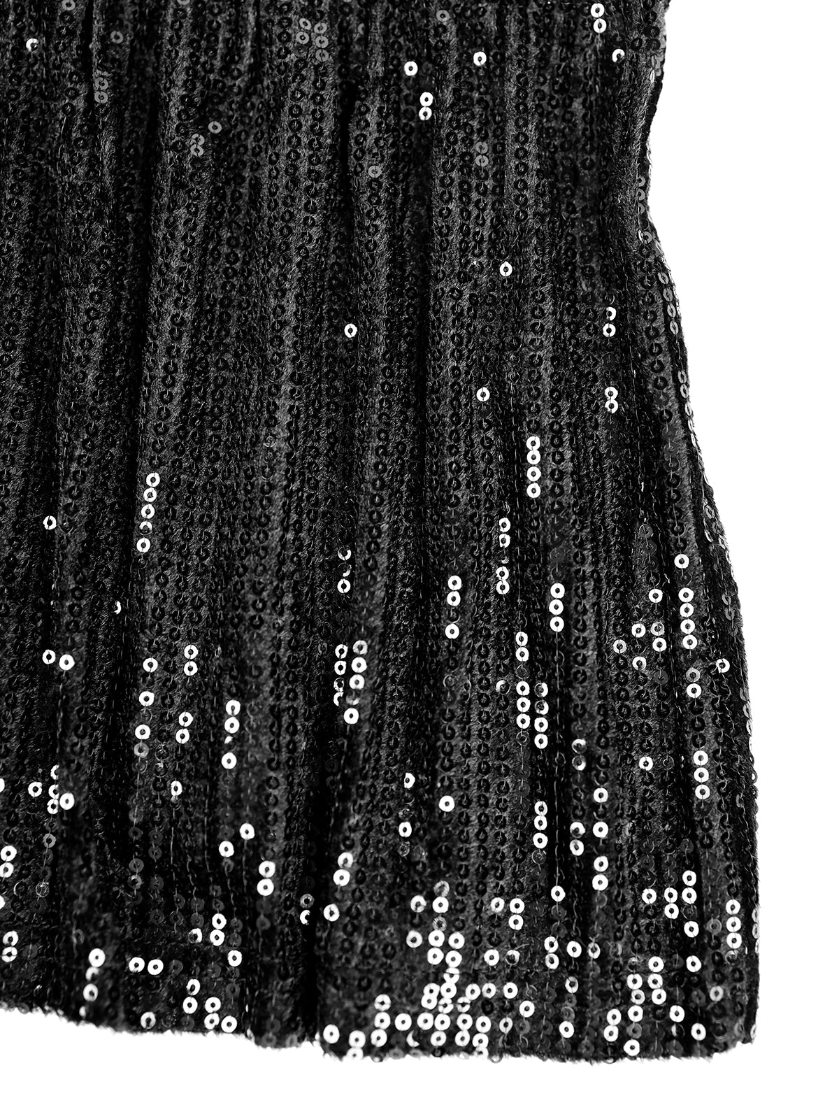 Vestido brillante de cumpleaños con dobladillo de loto y estampado brillante 