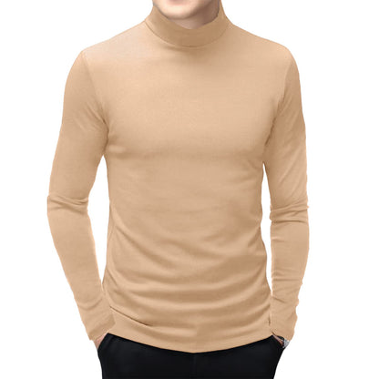 Mens Long Sleeve Turtleneck Tops