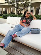 High Wasited Wide Leg Pants with Pockets