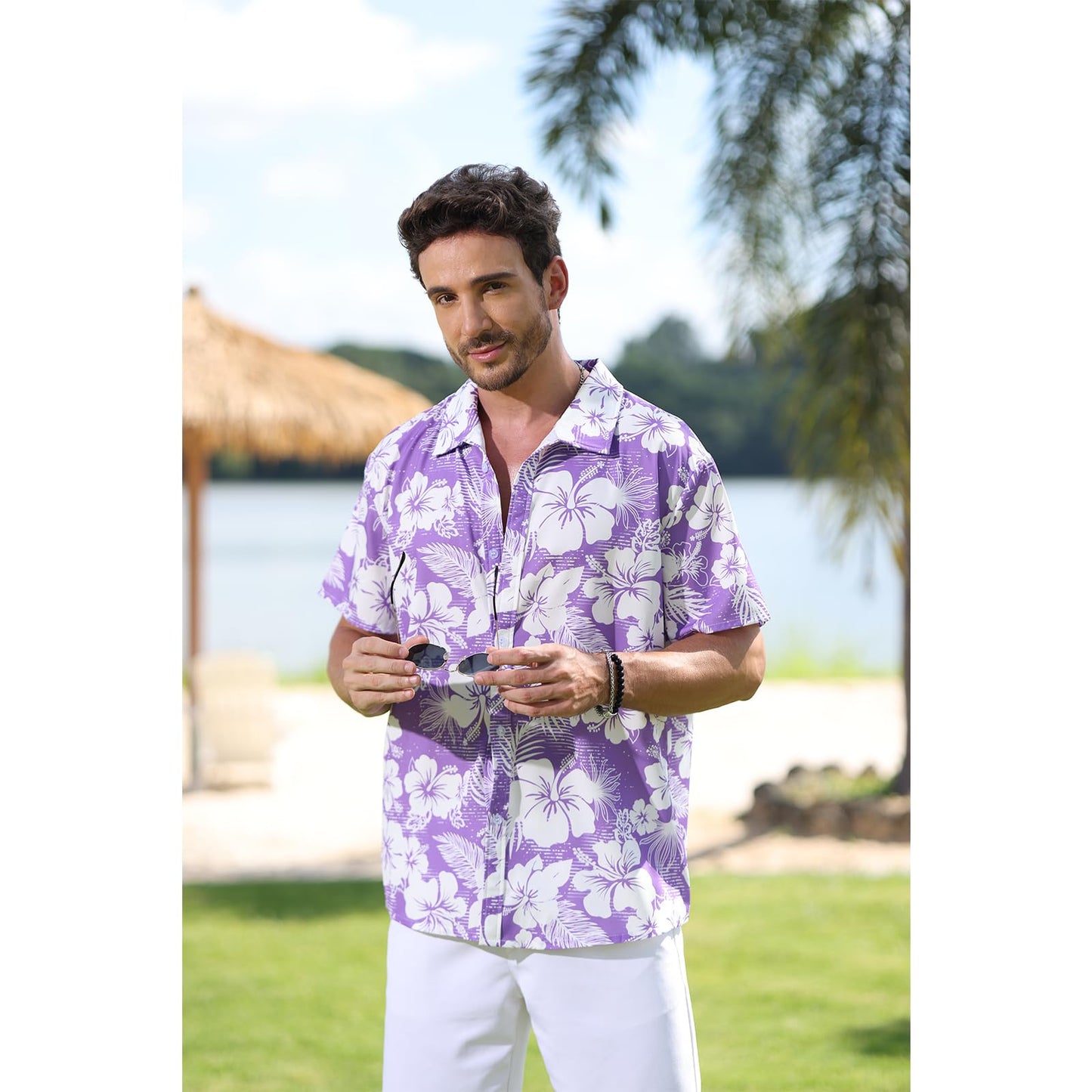 Mens Floral Button Down Shirts