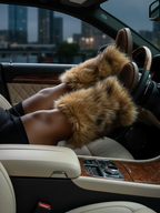 Y2K Fur Platform Mid-Calf Winter Boots