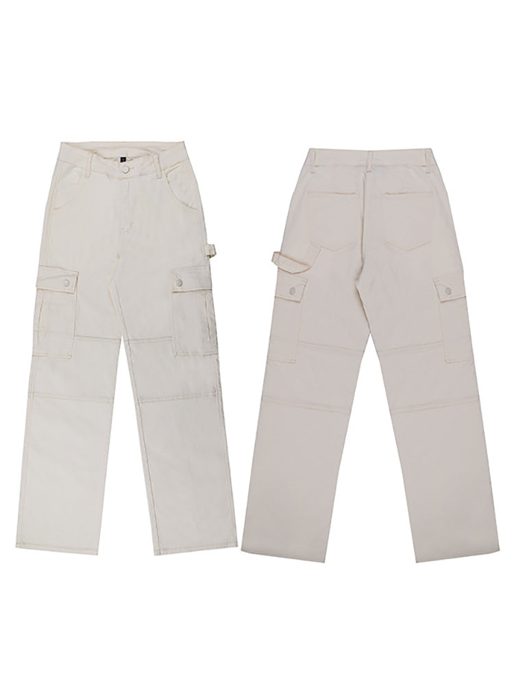 Street-Style Straight Fit Distressed Skinny Jeans