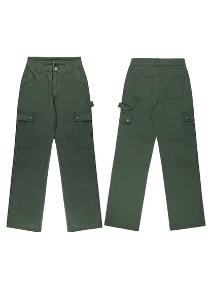 Street-Style Straight Fit Distressed Skinny Jeans