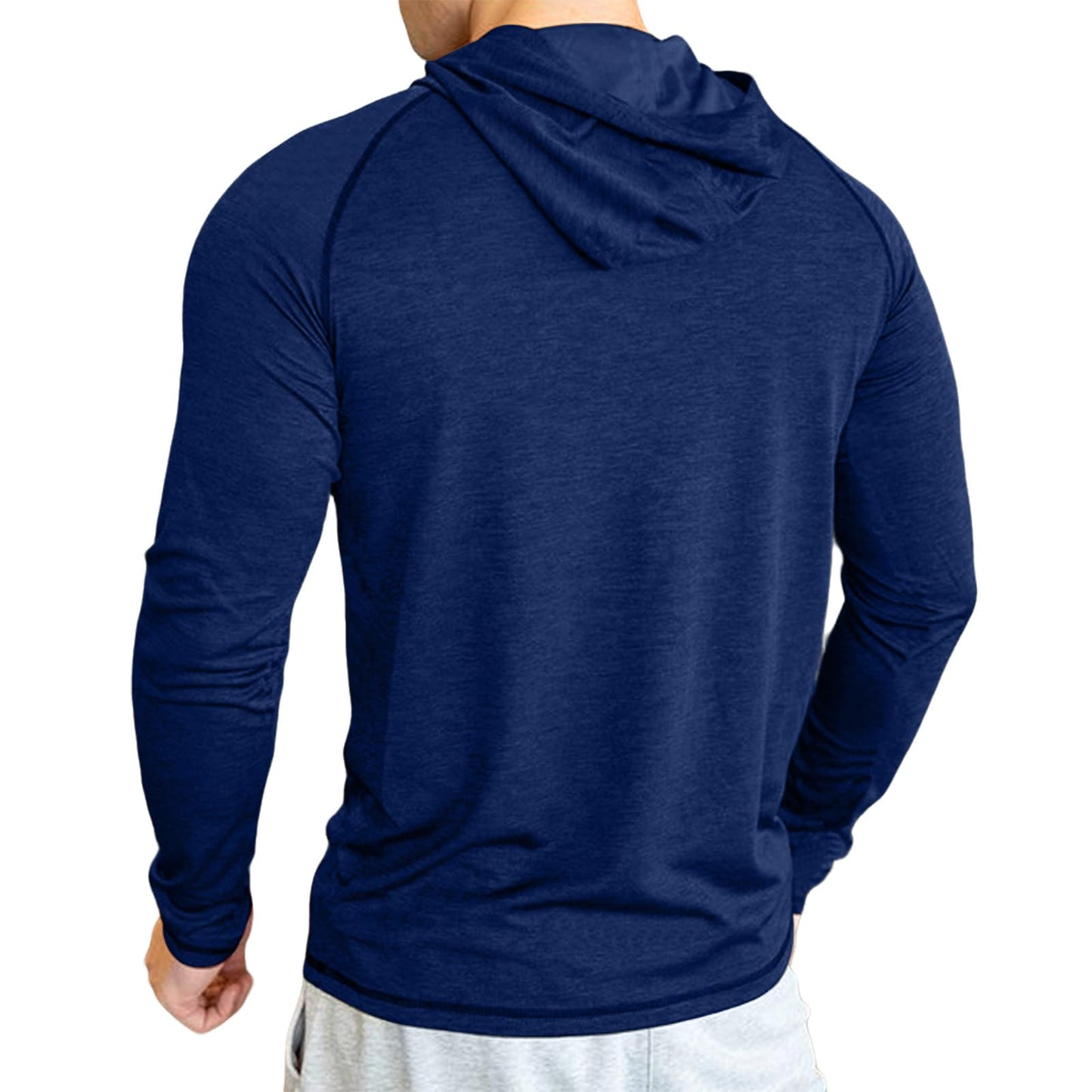 Mens Workout Slim FIt Pullover