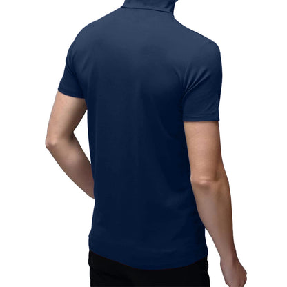 Mens Short Sleeve Turtleneck Tops