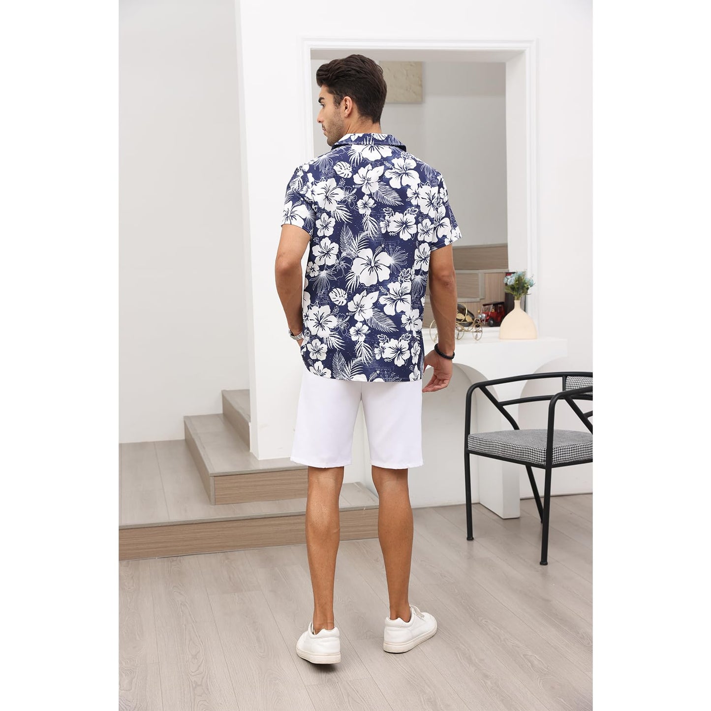 Mens Floral Button Down Shirts