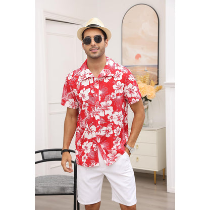 Mens Floral Button Down Shirts