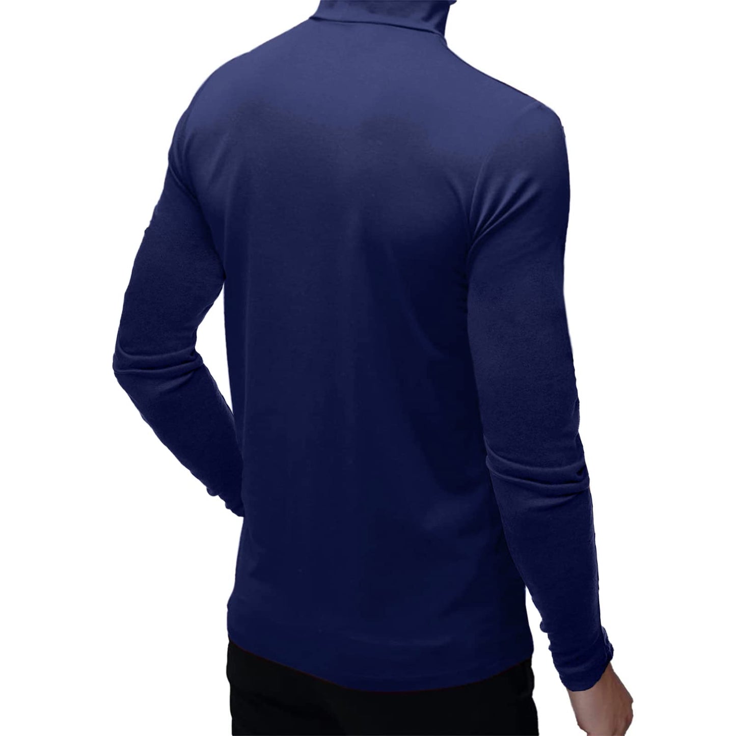 Mens Long Sleeve Turtleneck Tops