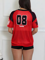 Letter Print Oversized T-Shirt