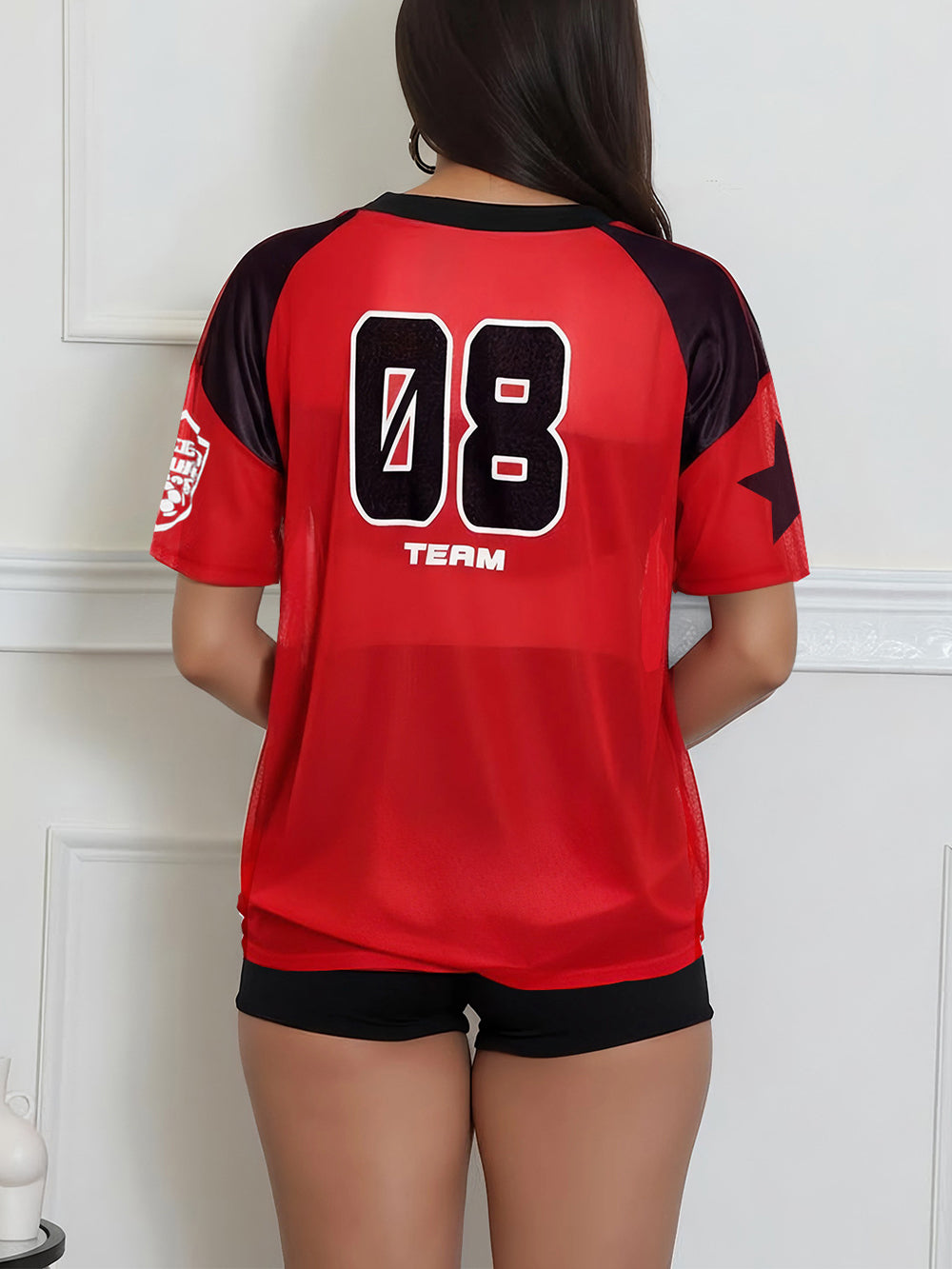 Letter Print Oversized T-Shirt
