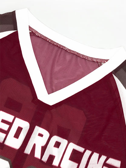 Letter Print Oversized T-Shirt