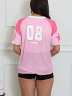 Letter Print Oversized T-Shirt