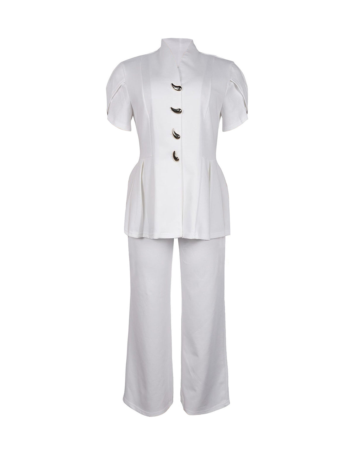 Puff Sleeve Top Pants Set