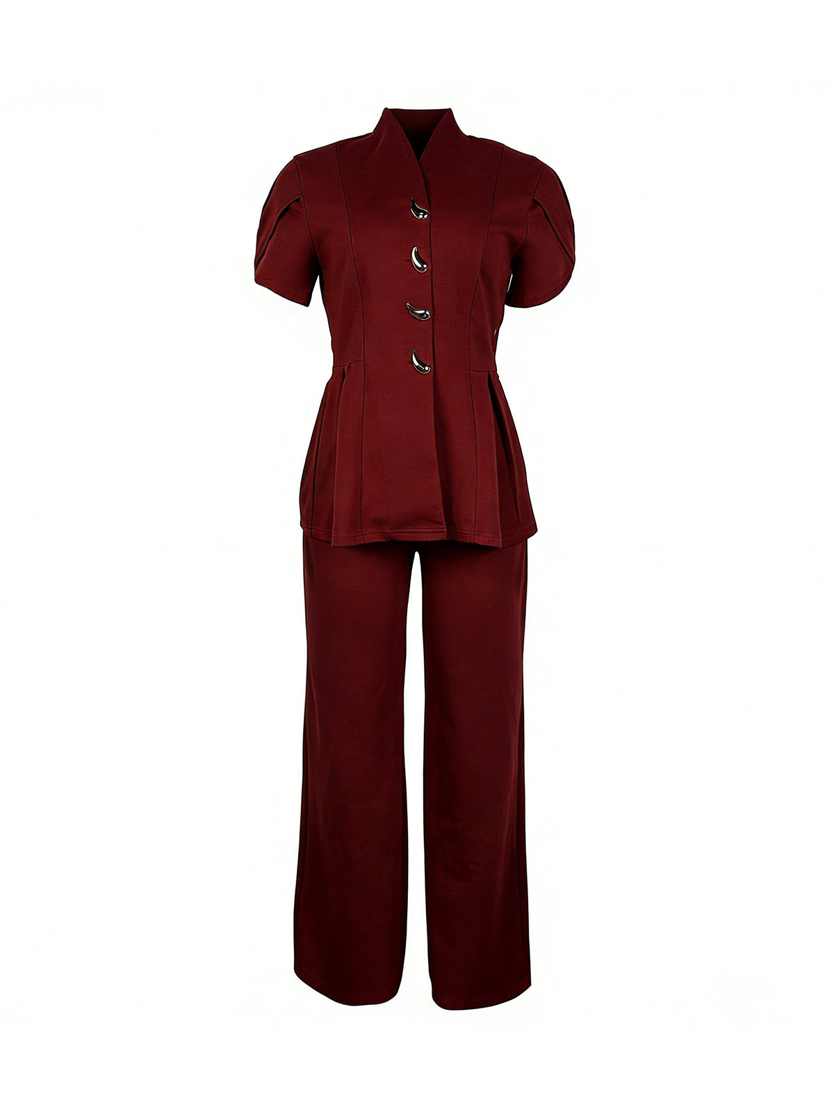 Puff Sleeve Top Pants Set