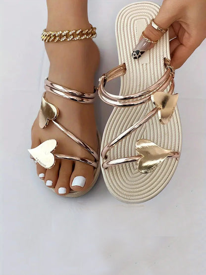 Toboganes de playa en forma de corazón 