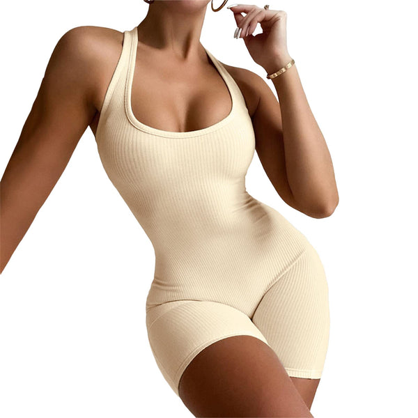 One Piece Sleeveless Bodycon Jumpsuits