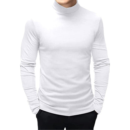 Mens Long Sleeve Turtleneck Tops