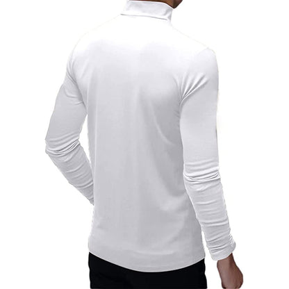 Mens Long Sleeve Turtleneck Tops