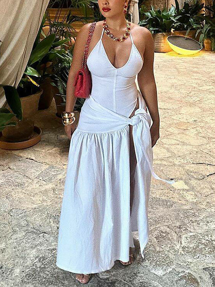 2 Piece Beach Maxi Skirt Sets