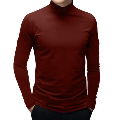 Mens Long Sleeve Turtleneck Tops