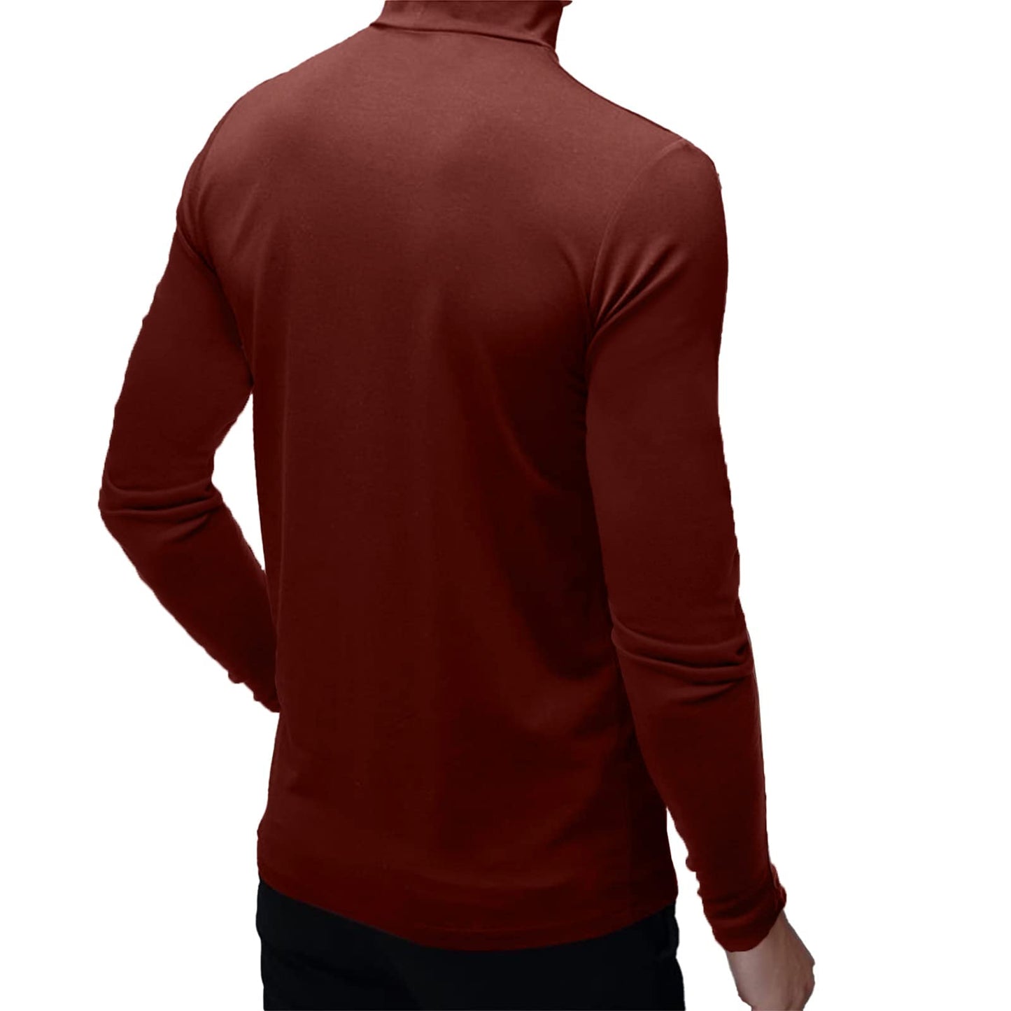 Mens Long Sleeve Turtleneck Tops
