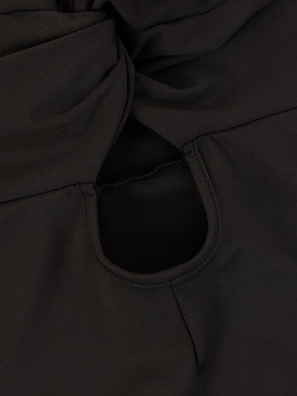 Strappy Cutout Backless Fitted Jumpsuit