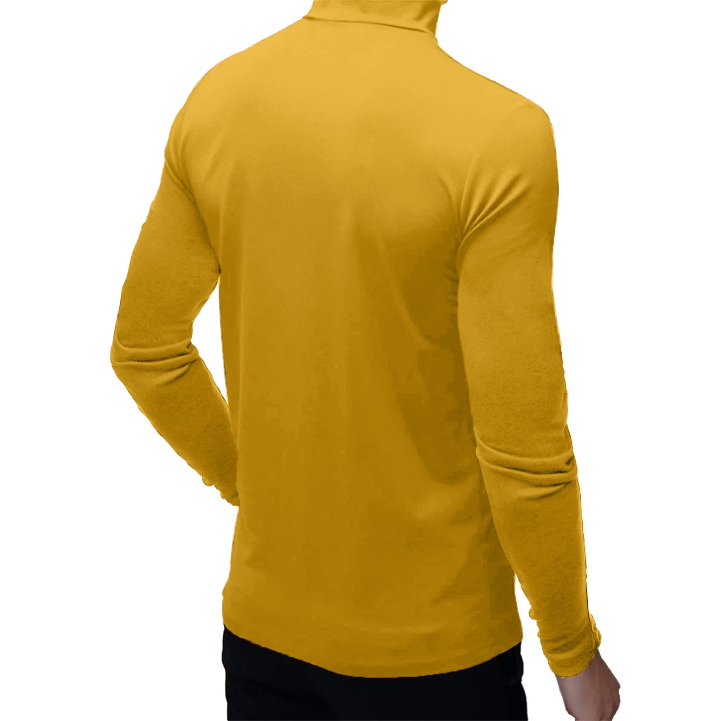 Mens Long Sleeve Turtleneck Tops