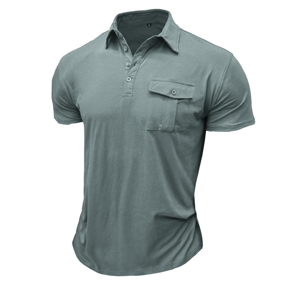 Men's Short Sleeve Shirts with Pocket