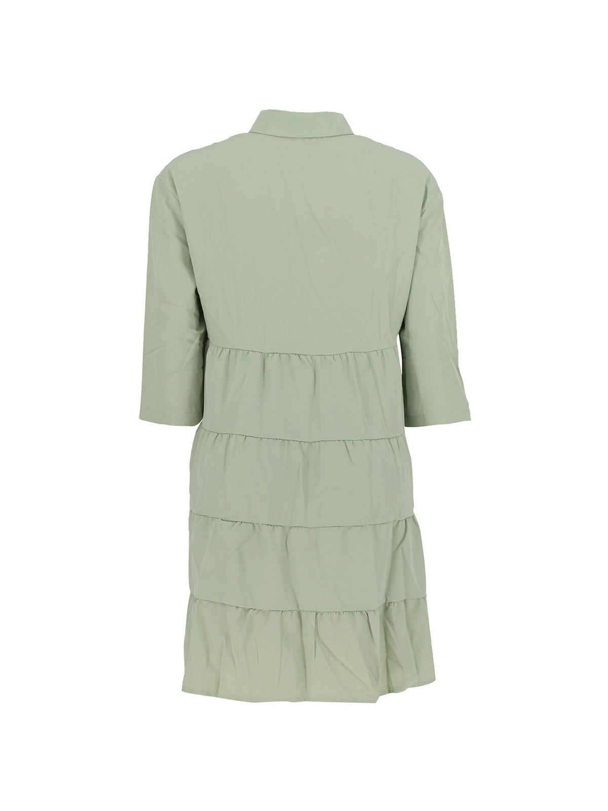 Mini vestidos con vuelo y volantes de manga corta