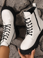 Patent Leather Riding Boots