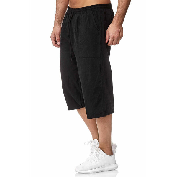 Men's Lightweight Cotton Linen Shorts