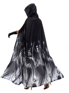 Halloween Costume Set Skeleton Cape Dress