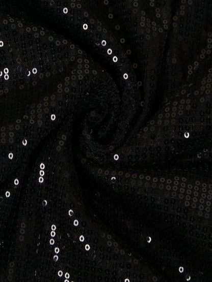 Sequin Letter Print Mini Dress