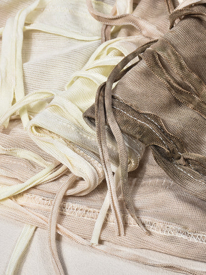 Halloween Fringe Crop Top Tie-Dye Set