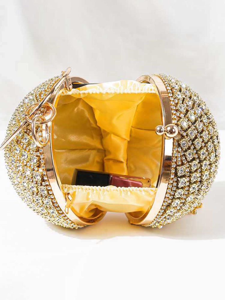 Bolsos de bolas con borlas de diamantes de imitación