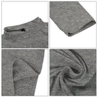 Mens Long Sleeve Turtleneck Tops