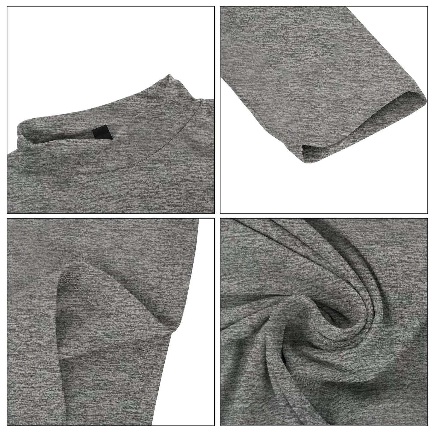 Mens Long Sleeve Turtleneck Tops