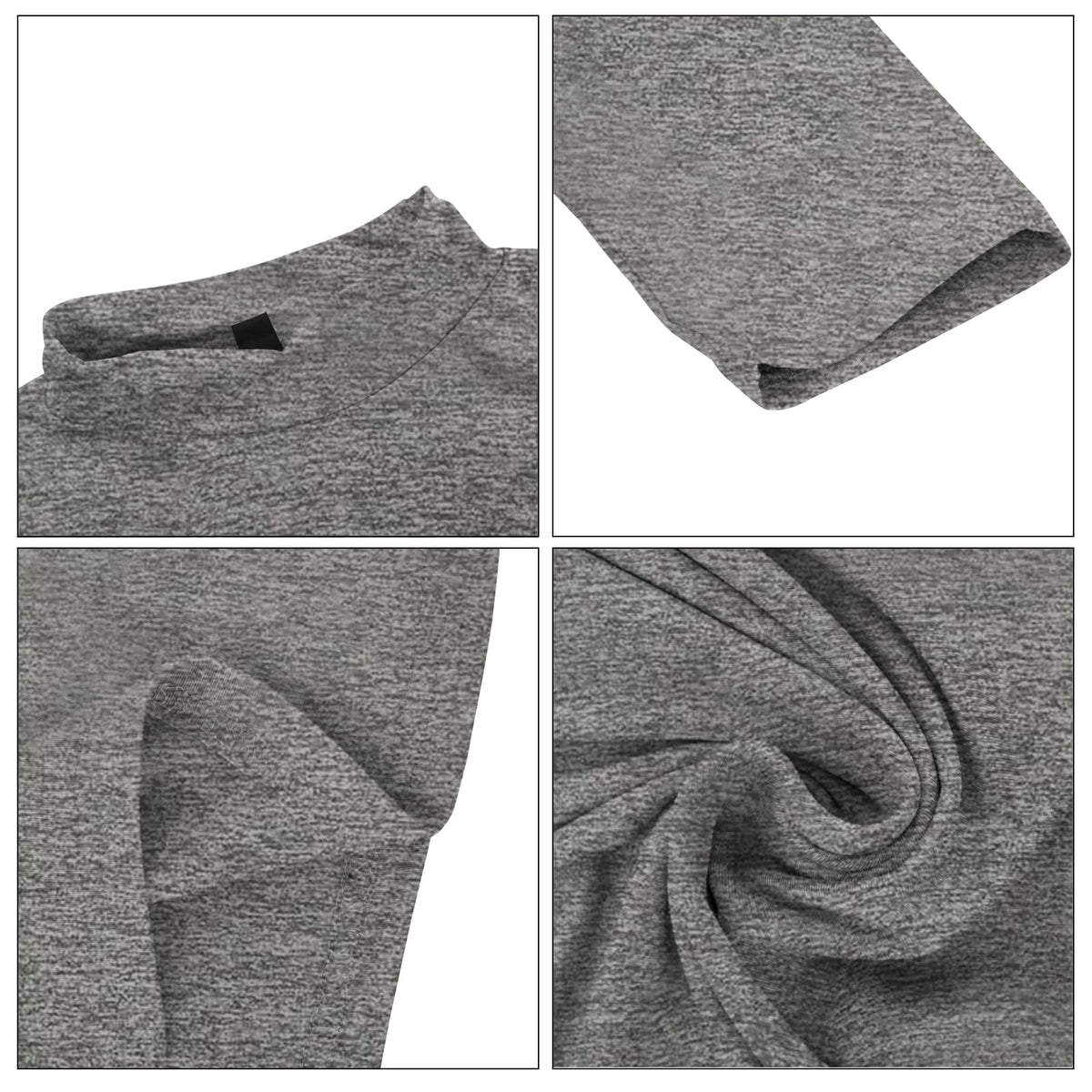 Mens Long Sleeve Turtleneck Tops