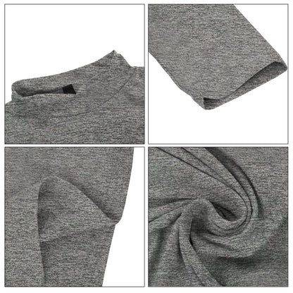 Mens Long Sleeve Turtleneck Tops