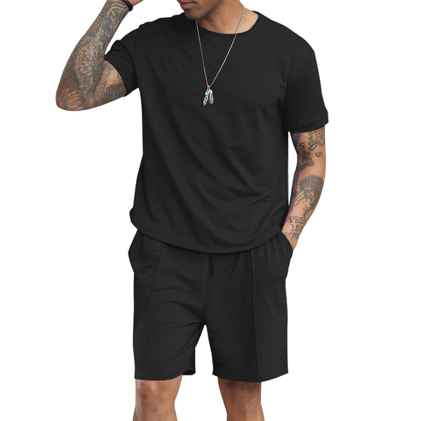 Mens Two Pieces Short Top and Pant Sets