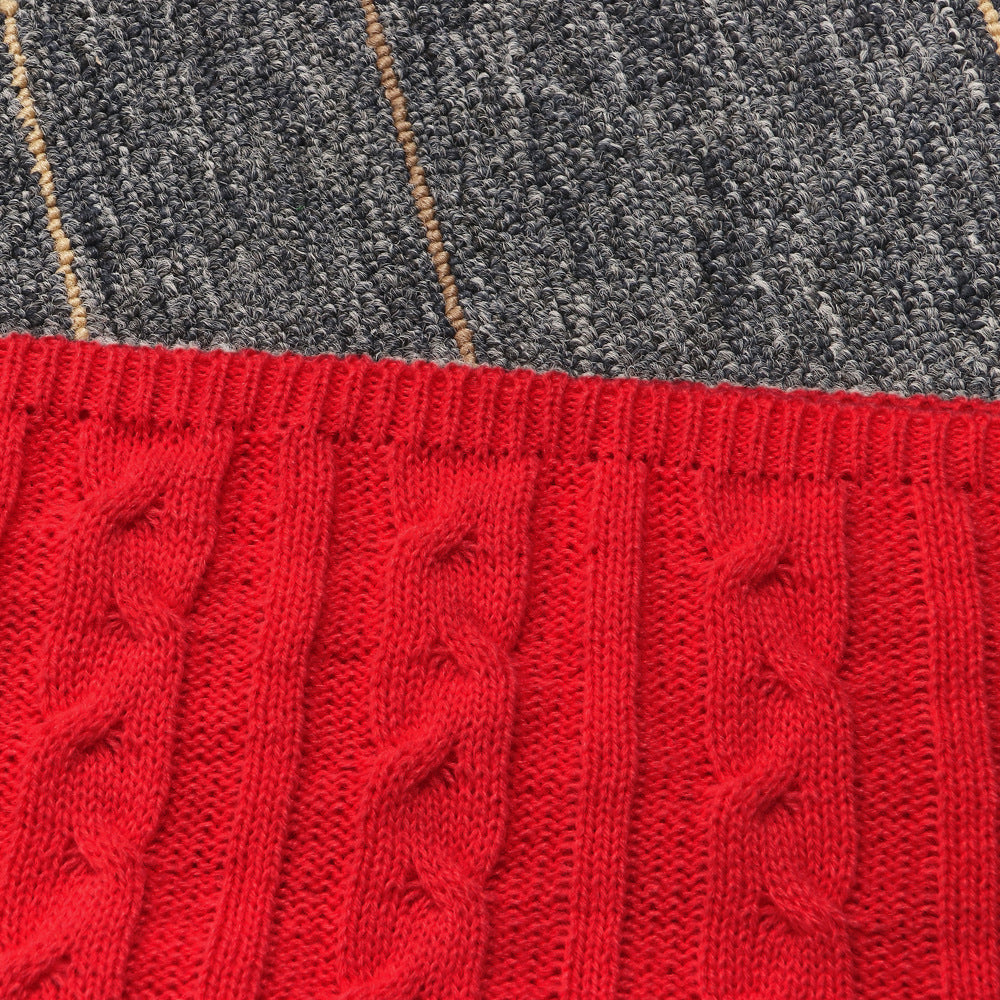 Conjunto de top corto de punto y pantalón corto