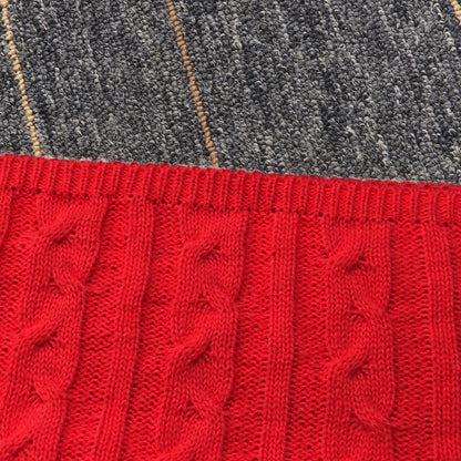 Conjunto de top corto de punto y pantalón corto