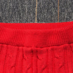 Knit Crop Top Short Pants Set